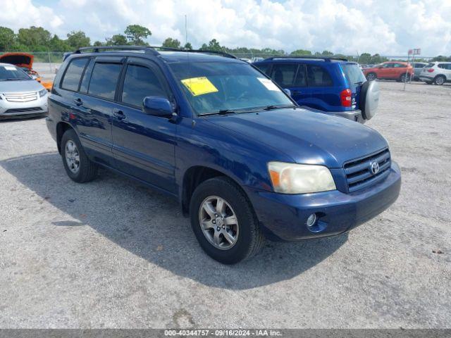  Salvage Toyota Highlander