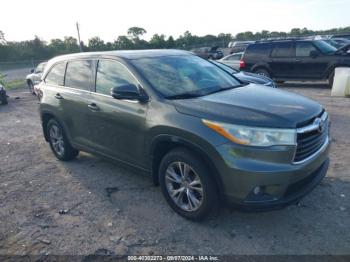  Salvage Toyota Highlander