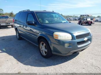  Salvage Chevrolet Uplander