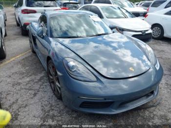  Salvage Porsche 718 Cayman