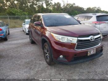  Salvage Toyota Highlander