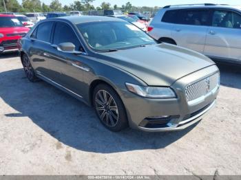  Salvage Lincoln Continental