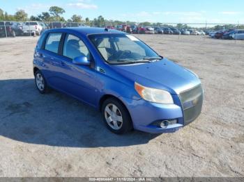  Salvage Chevrolet Aveo