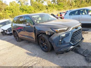  Salvage Toyota Grand Highlander