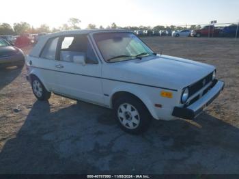  Salvage Volkswagen Cabriolet