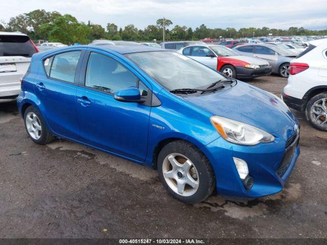  Salvage Toyota Prius c