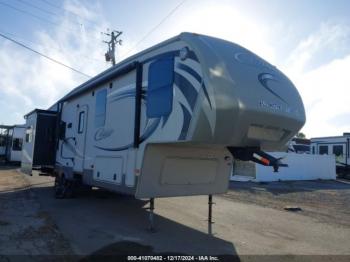  Salvage Keystone Cougar Travel Trailer