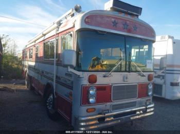  Salvage Blue Bird Motor Home