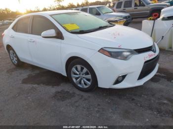  Salvage Toyota Corolla