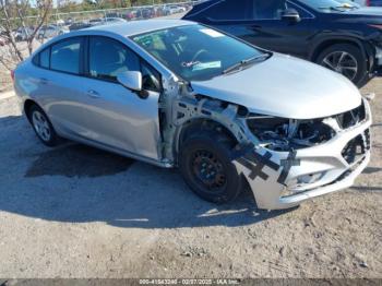  Salvage Chevrolet Cruze