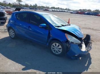  Salvage Toyota Prius c