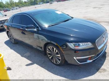  Salvage Lincoln MKZ