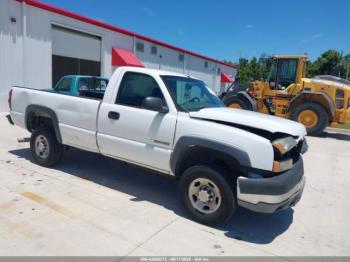 Salvage Chevrolet Silverado 2500