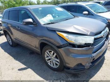  Salvage Toyota Highlander