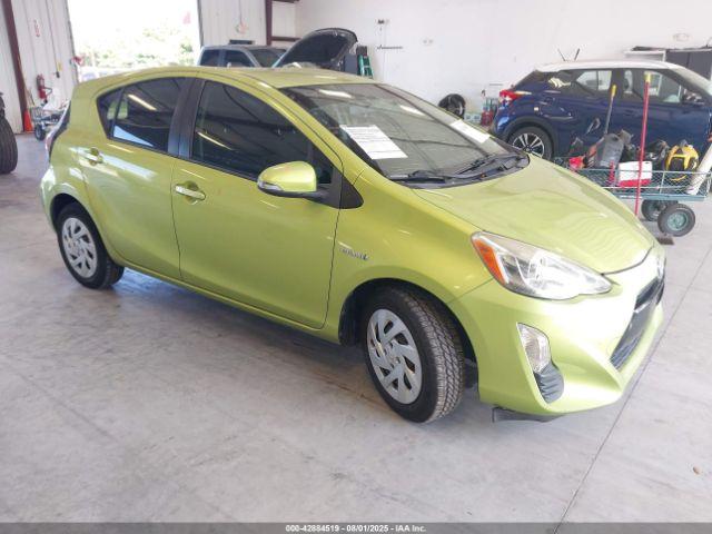  Salvage Toyota Prius c