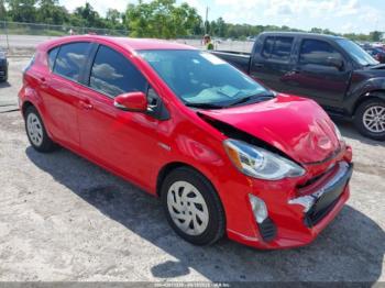  Salvage Toyota Prius c