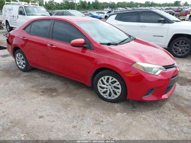  Salvage Toyota Corolla