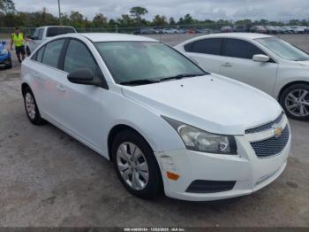  Salvage Chevrolet Cruze