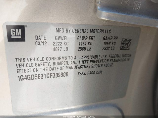 Buick LaCrosse Premium 1 Group Image 9