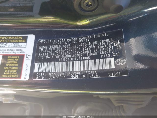 Toyota Camry Se Limited Edition Image 16