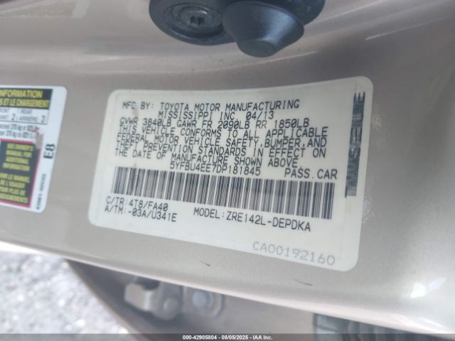 Toyota Corolla L Image 14