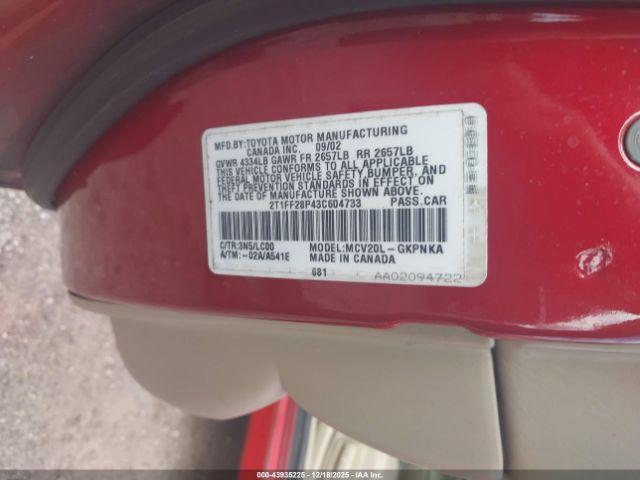 Toyota Camry Sle V6 Image 8