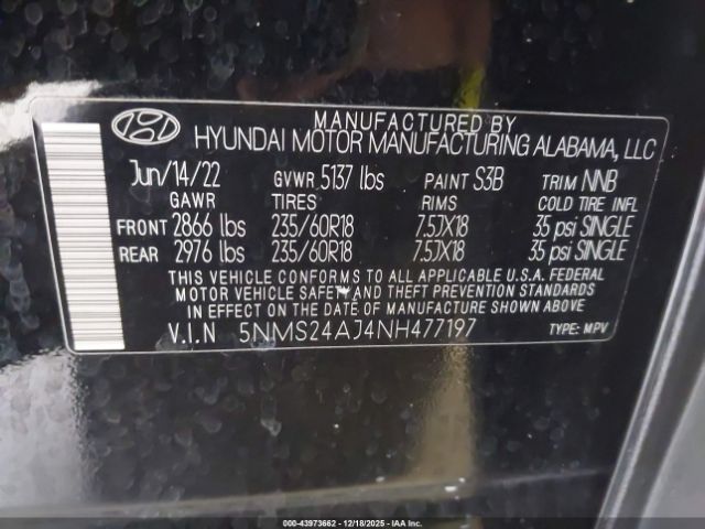 Hyundai SANTA FE Sel Image 7