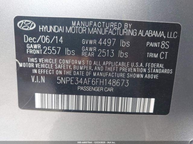 Hyundai SONATA Limited Image 8