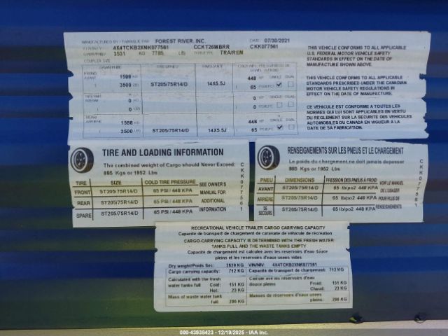 Forest River Grey Wolf Travel Trailer Image 6