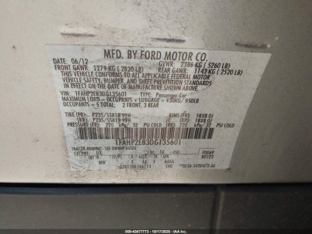 Ford Taurus Sel Image 8