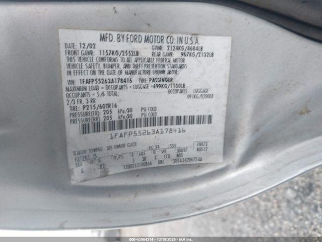 Ford Taurus Ses Image 7