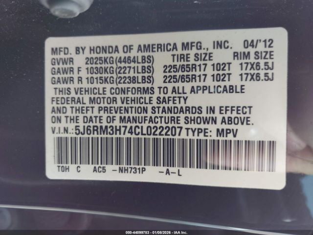 Honda CR-V Ex-l Image 14