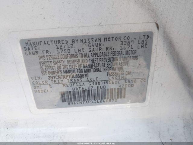 Nissan Versa 1.6 Sv Image 8