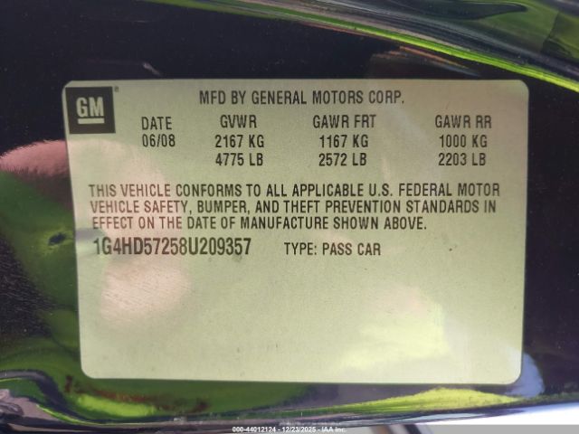 Buick Lucerne Cxl Image 12