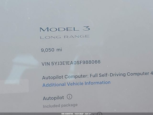 Tesla Model 3 Long Range Rear-wheel Drive Image 7